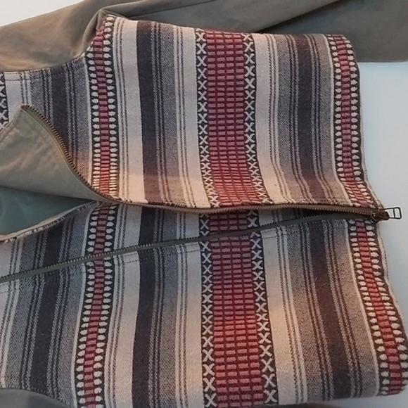 NWOT American Eagle Asymmetrical Southwestern/Aztec Patterned Moto Jacke… - Picture 8 of 9